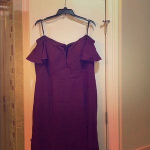 Beautiful XSCAPE Off the Shoulder Plus size Dress